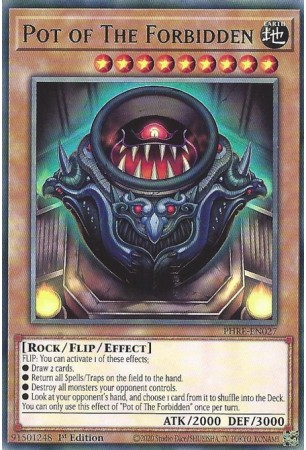 Pot of The Forbidden - PHRE-EN027 - Rare