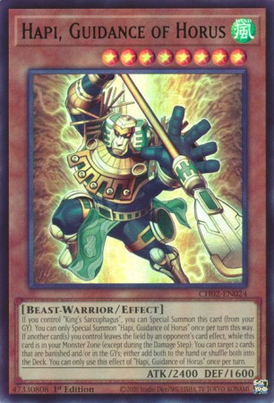 Hapi, Guidance of Horus - CH02-EN024 - Ultra Rare