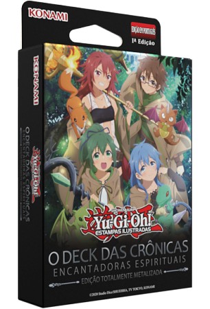 Yu-Gi-Oh! Deck Das Crônicas: Encantadoras Espirituais (Edição Totalmente Metalizada)