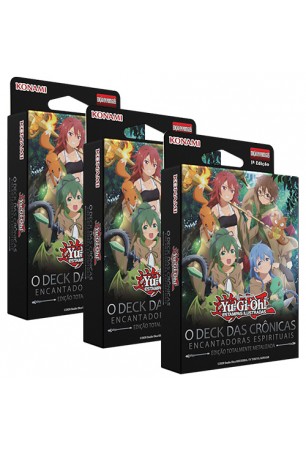 3x Yu-Gi-Oh! Deck Das Crônicas: Encantadoras Espirituais (Edição Totalmente Metalizada)