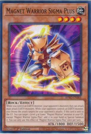 Magnet Warrior Sigma Plus - BPRO-EN005 - Common