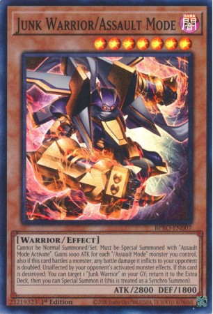 Junk Warrior/Assault Mode - BPRO-EN007 - Super Rare