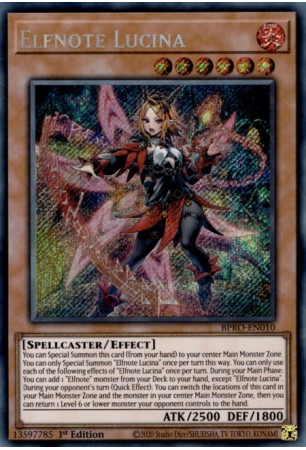Elfnote Lucina - BPRO-EN010 - Secret Rare