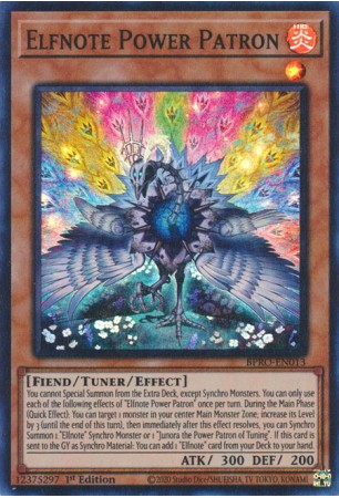 Elfnote Power Patron - BPRO-EN013 - Super Rare