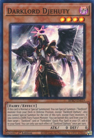 Darklord Djehuty - BPRO-EN019 - Super Rare