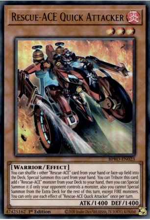 Rescue-ACE Quick Attacker - BPRO-EN023 - Ultra Rare