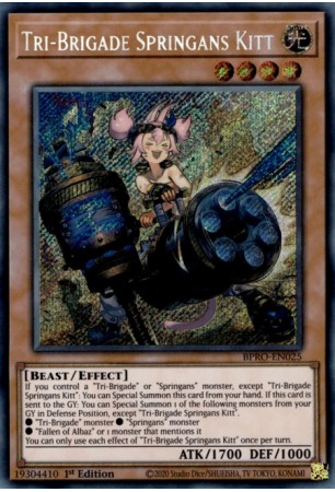 Tri-Brigade Springans Kitt - BPRO-EN025 - Secret Rare