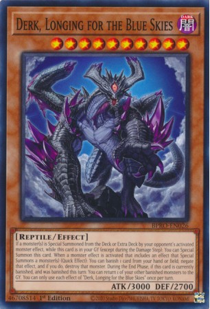 Derk, Longing for the Blue Skies - BPRO-EN026 - Common