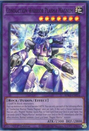 Conduction Warrior Plasma Magnum - BPRO-EN034 - Super Rare