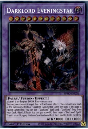 Darklord Eveningstar - BPRO-EN036 - Secret Rare