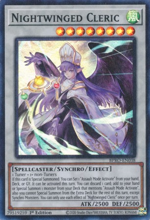 Nightwinged Cleric - BPRO-EN038 - Super Rare