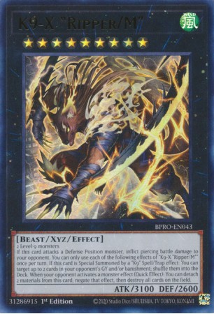 K9-X "Ripper/M" - BPRO-EN043 - Ultra Rare