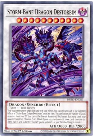Storm-Bane Dragon Destorbim - BPRO-EN089 - Common