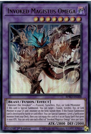 Invoked Magistus Omega - BPRO-EN100 - Ultra Rare