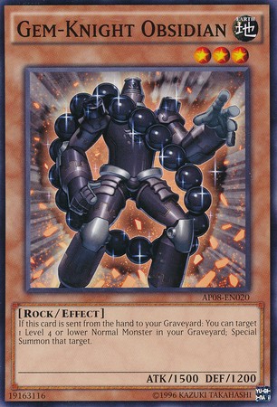 Gem-Knight Obsidian - AP08-EN020 - Common