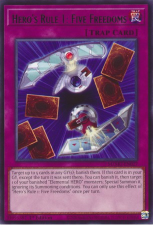 Hero's Rule 1: Five Freedoms - MZMU-EN027 - Rare
