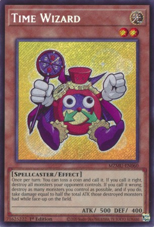 Time Wizard (alt. art) - MZMU-EN060 - Secret Rare