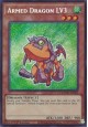 Armed Dragon LV3 (alt. art) - MZMU-EN063 - Secret Rare