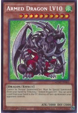 Armed Dragon LV10 (alt. art) - MZMU-EN065 - Secret Rare