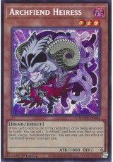 Archfiend Heiress (alt. art) - MZMU-EN066 - Secret Rare