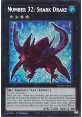 Number 32: Shark Drake (alt. art) - MZMU-EN067 - Secret Rare