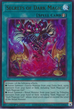Secrets of Dark Magic (alt. art) - MZMU-EN069 - Ultra Rare