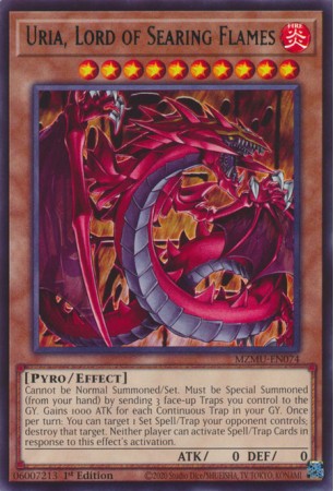 Uria, Lord of Searing Flames - MZMU-EN074 - Rare