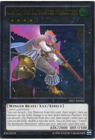 Castel, the Skyblaster Musketeer - AP07-EN002 - Ultimate Rare