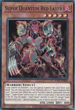 Super Quantum Red Layer - RA05-EN008 - Secret Rare