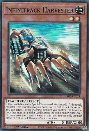 Infinitrack Harvester - RA05-EN014 - Secret Rare