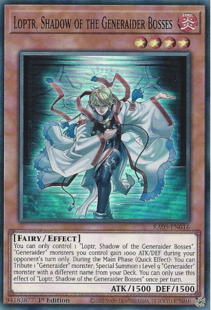 Loptr, Shadow of the Generaider Bosses - RA05-EN016 - Super Rare