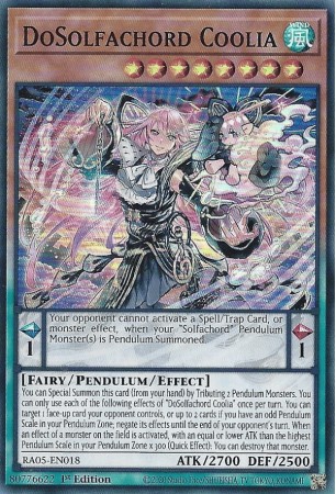 DoSolfachord Coolia - RA05-EN018 - Secret Rare