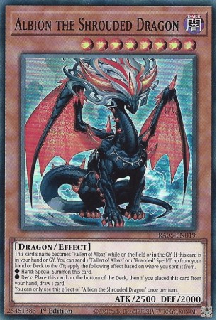 Albion the Shrouded Dragon - RA05-EN019 - Secret Rare