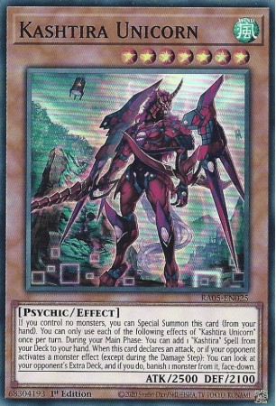 Kashtira Unicorn - RA05-EN025 - Secret Rare