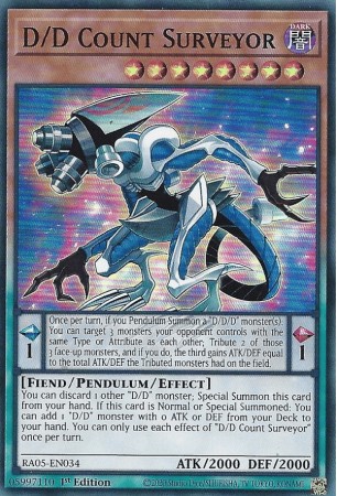 D/D Count Surveyor - RA05-EN034 - Super Rare