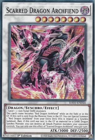 Scarred Dragon Archfiend - RA05-EN044 - Super Rare