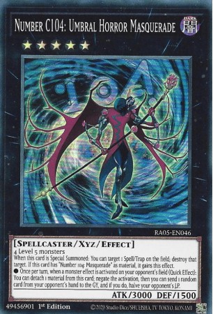 Number C104: Umbral Horror Masquerade - RA05-EN046 - Secret Rare