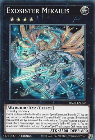  Exosister Mikailis - RA05-EN050 - Secret Rare