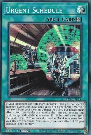Urgent Schedule - RA05-EN064 - Ultra Rare