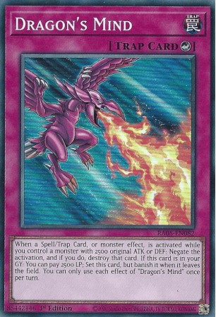 Dragon's Mind - RA05-EN082 - Super Rare