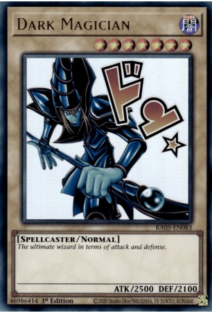 Dark Magician (stamp art) - RA05-EN083 - Ultra Rare