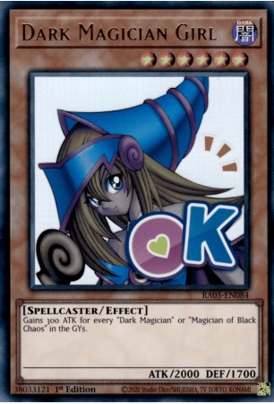 Dark Magician Girl (stamp art) - RA05-EN084 - Ultra Rare