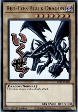Red-Eyes Black Dragon (stamp art) - RA05-EN086 - Ultra Rare