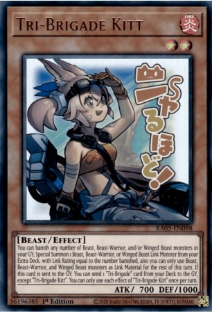 Tri-Brigade Kitt (stamp art) - RA05-EN098 - Ultra Rare