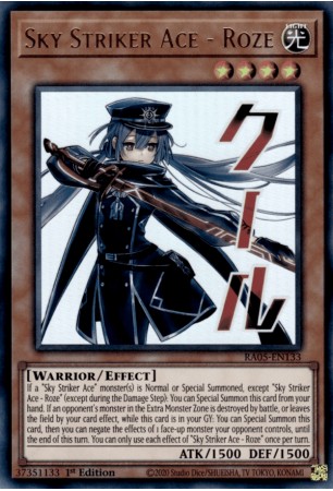 Sky Striker Ace - Roze (stamp art) - RA05-EN133 - Ultra Rare