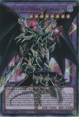 Red-Eyes Dark Dragoon (ext. art) - RA05-EN141 - Ultra Rare