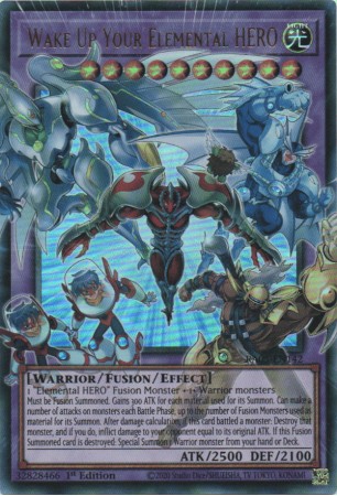 Wake Up Your Elemental HERO (ext. art) - RA05-EN142 - Ultra Rare