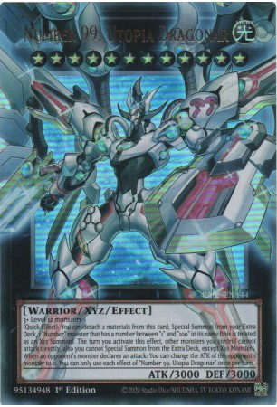 Number 99: Utopia Dragonar (ext. art) - RA05-EN144 - Ultra Rare