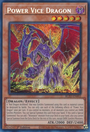 Power Vice Dragon - BLZD-EN002 - Secret Rare