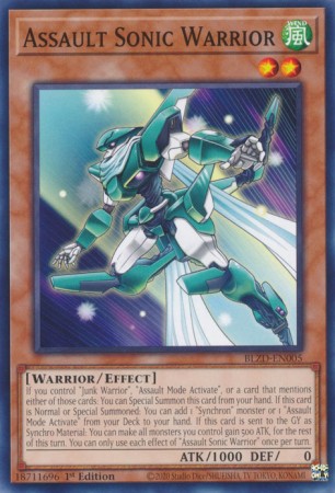 Assault Sonic Warrior - BLZD-EN005 - Common